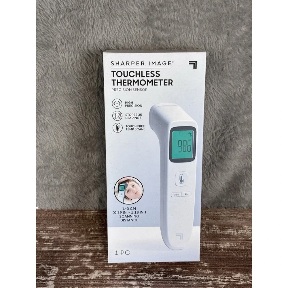 Digital Touchless Smart‎ Forehead Thermometer SHARPER IMAGE- NEW